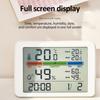 Ultra Slim Magnetic LCD Multi-function Temperature and Humidity Alarm Clock Backlit Hanging Small Alarm Clock Home Decoration