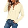 Women's Stylish ,color Round,neck Long,sleeved Top