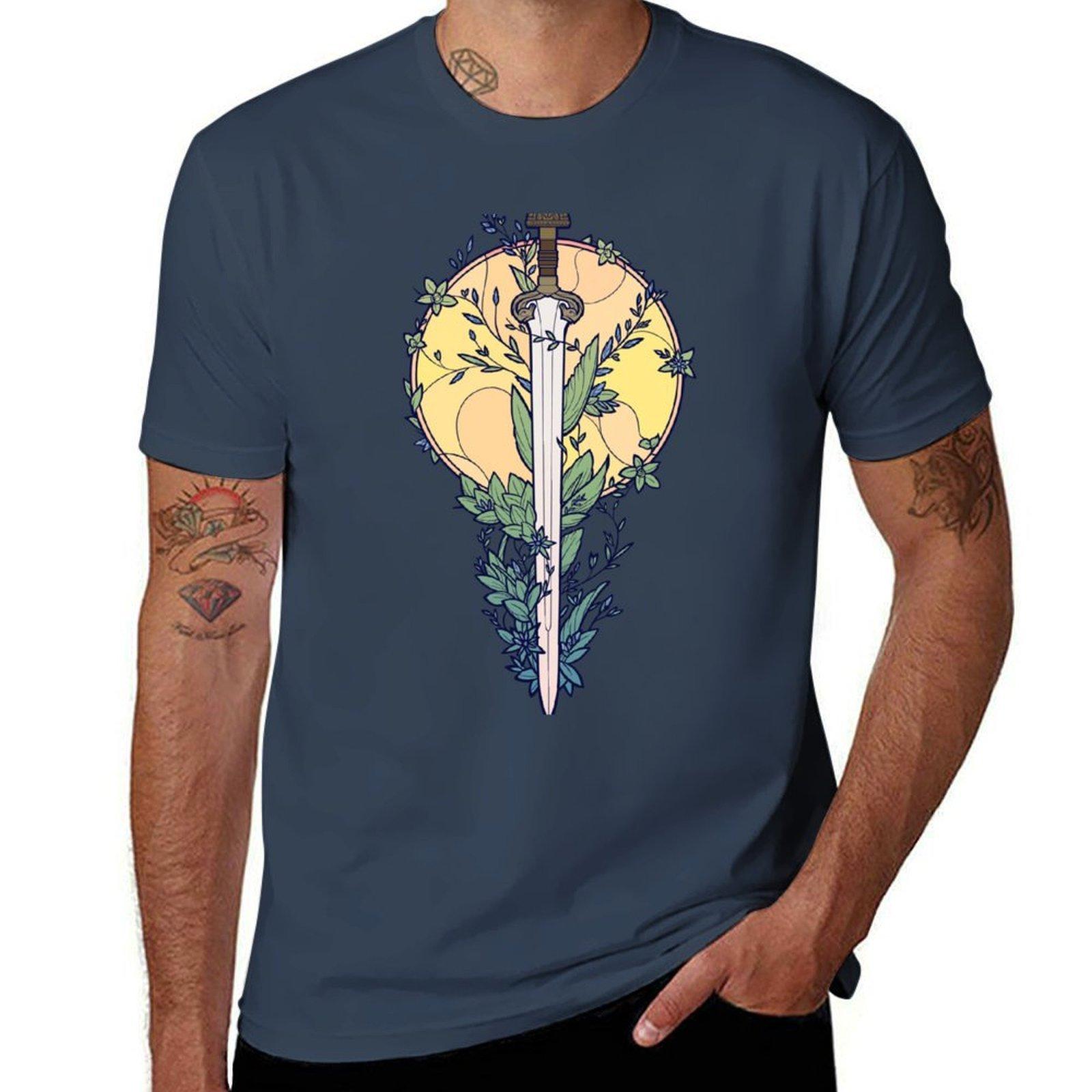 Sword of the Shieldmaiden TShirt Minimal Art Print TShirt S