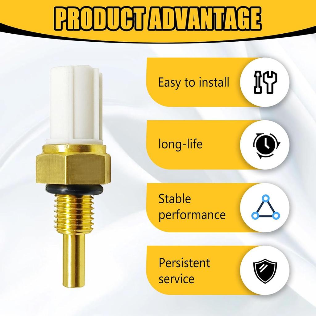 Engine Coolant Temperature Sensor Compatible with Honda Accord Civic Element CR-V Acur RL TSX TL MDX Coolant Temperature Sensor Replace#