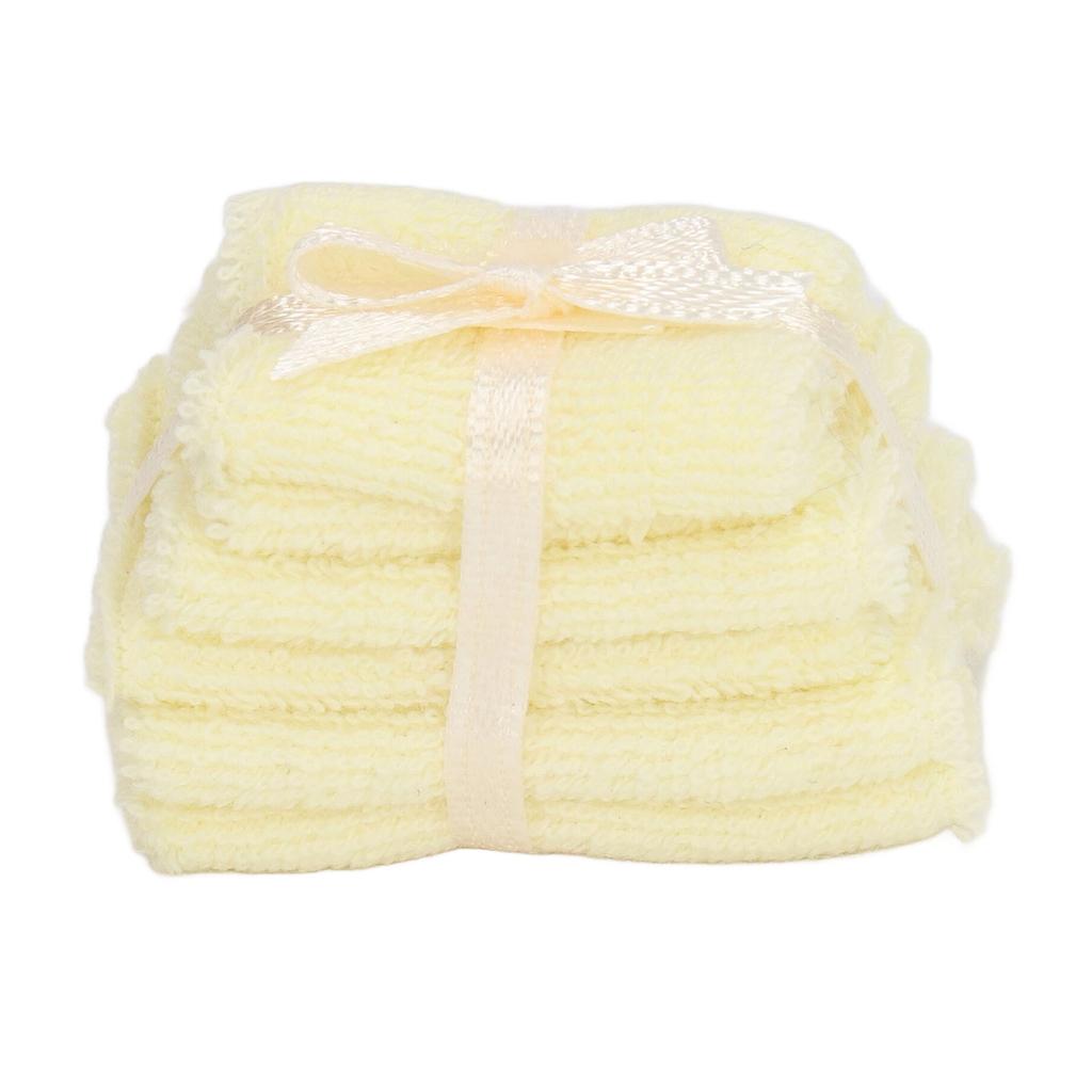 1:12 Scale Miniature Bathroom Towels Decoration Accessories Furniture Model Towel Pile