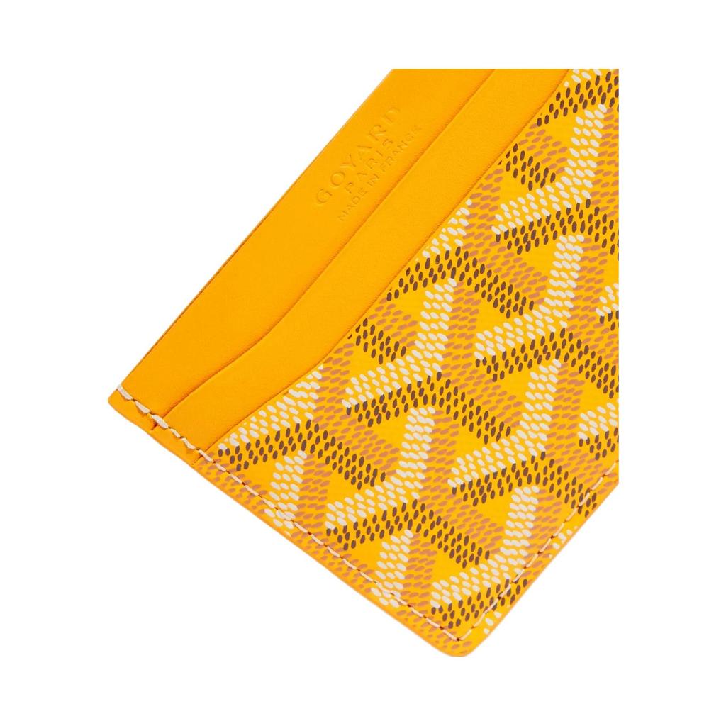 Goyard Saint-Sulpice Geometric Pattern Printed Color Block Canvas And Calfskin Card Holder Unisex Card Holder Color-1 Color-2 Color-3 STSULPPMLTY