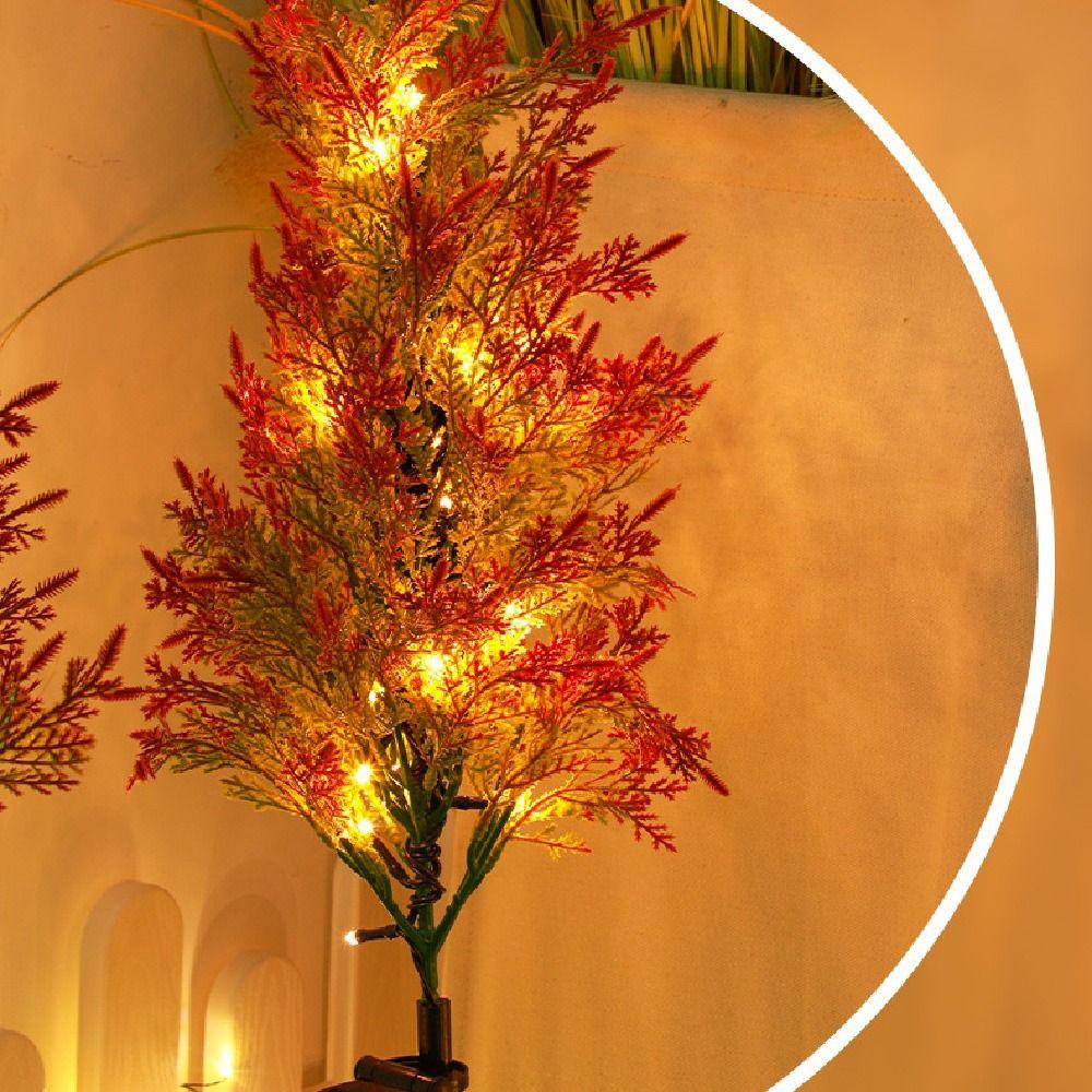 Realistic Christmas Garden Floor Lamp Waterproof Garden Solar Lights Outdoor Use