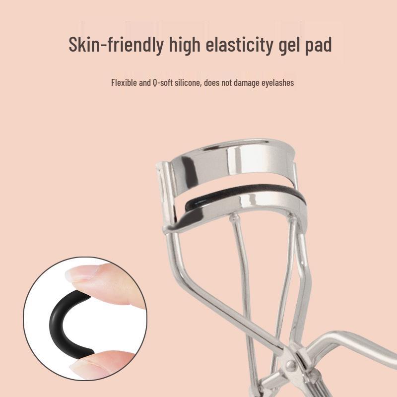 Compact Eyelash Curler: Natural Curl, Long-Lasting Hold, Lash Protection, Perfect for Beginners, Portable Design.