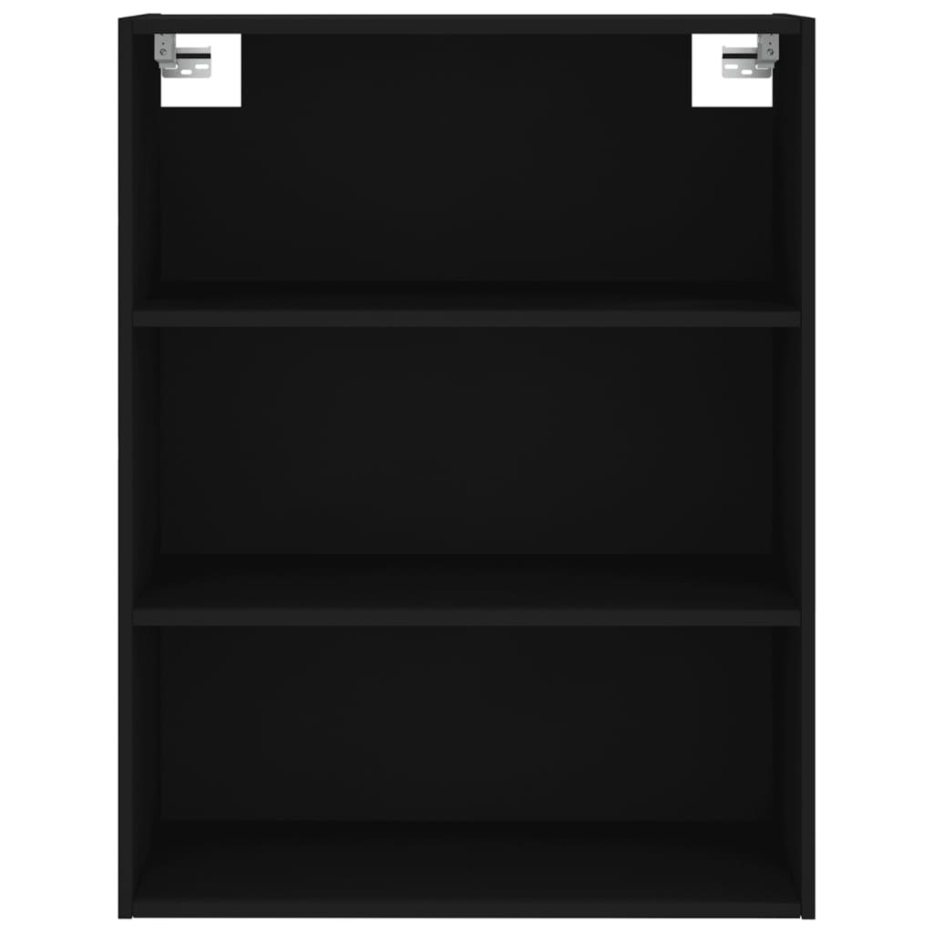 Highboard Black 69.5 x 34 x 180 cm Particleboard