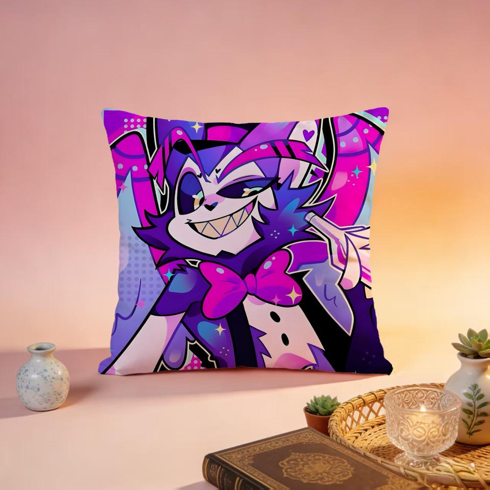 

Fashion HHazbin Hoteling Cushion Cover Premium SkinFriendly Pillow Case MultiPurpose for Home Office Travel 30X30cm