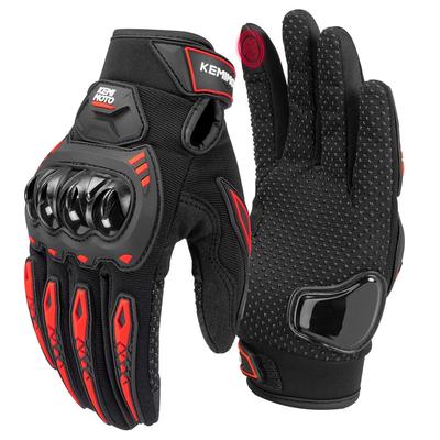 KEMIMOTO 8002 Motorcycle Gloves, Summer, Spring, Mesh, Smartphone Compatible, Summer Gloves, Bike Gloves, All