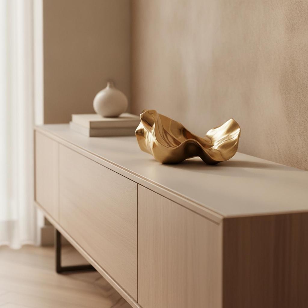 Resin Sculpture Modern Decor Minimalist for Office