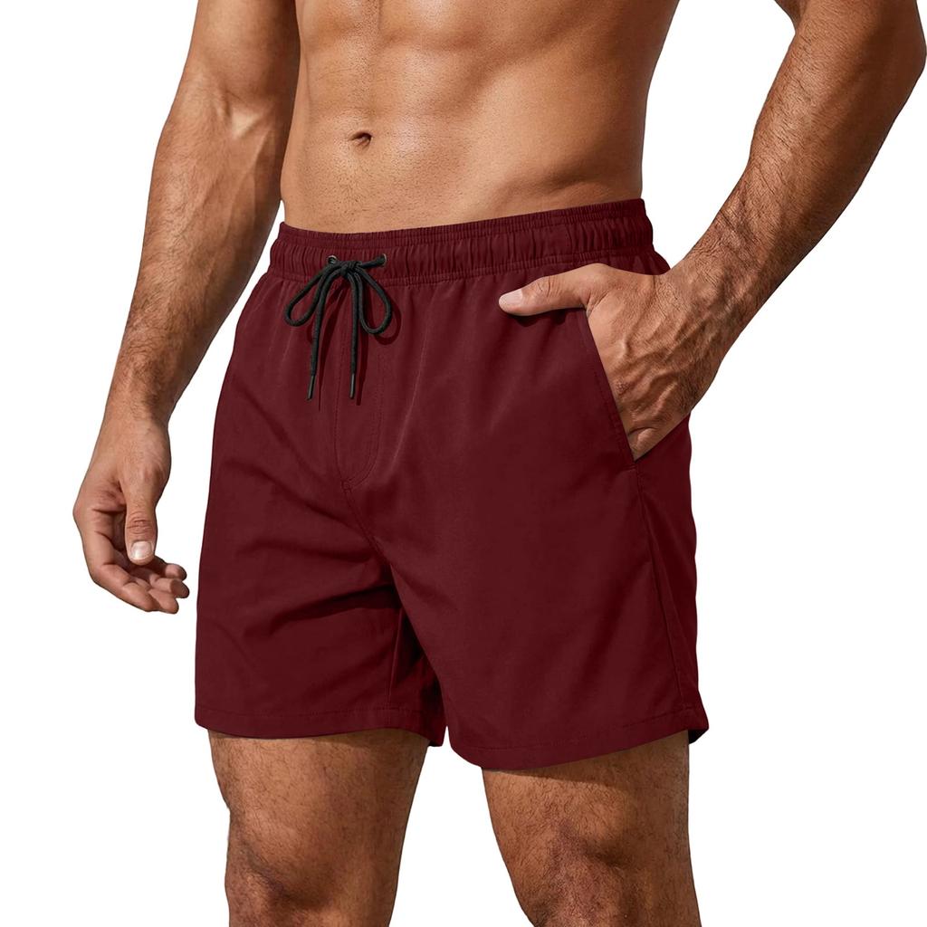 Men's Summer Drawstring Casual Shorts Men's Fashion Sports Shorts