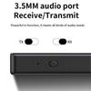 Bluetooth 5.4 Empfänger Sender 2-in-1 Drahtloser Bluetooth 3,5mm Aux Audio Adapter Mikrofon für Flugzeug TV Auto Laufband