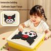 3D Mushroom Peg Board Educational Toy for Ages 1-3 – Large DIY Puzzle for Creative Assembly and Concentration Training