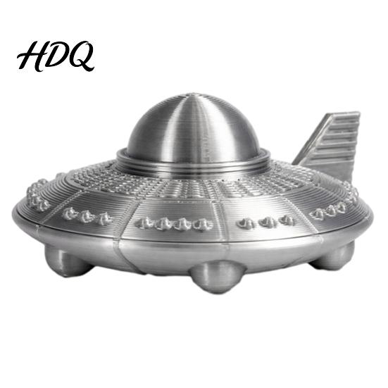 Desktop UFO Decoration 3D Printed Model Figurine Sci-Fi Spacecraft Decor One-Piece Craft