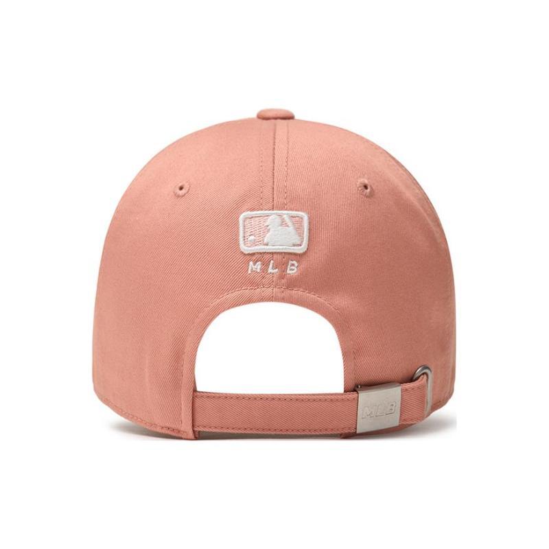 MLB Cotton Baseball Caps Unisex Grapefruit Pink COM Fashion 3ACP6601N-07COM