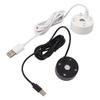 Mist Maker Fogger Mist Maker Mist Maker USB Colorful LED Lights 5V Sound Fountain Atomizer for Pond Rockery Fish Sink