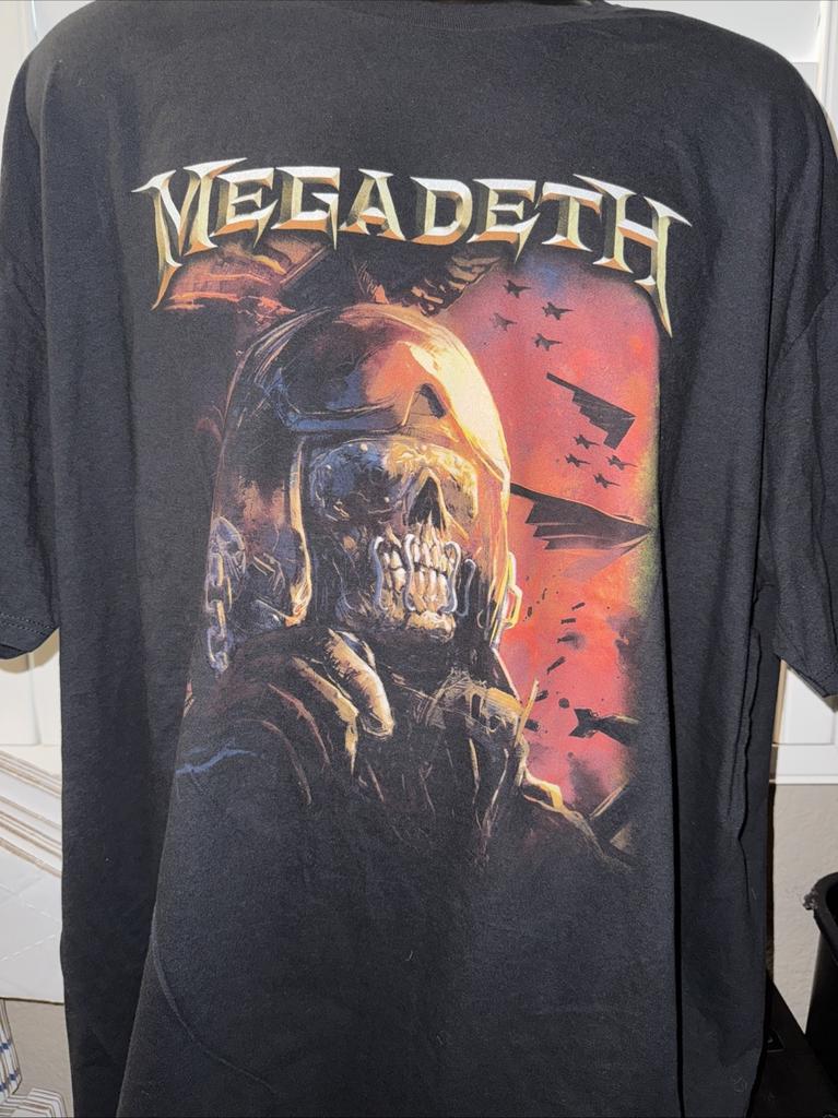 MEGADETH OFFICIAL DAYTONA BEACH 5/20/22 NORTH AMERICA TOUR NEW SIZE Medium New Unisex T-Shirt