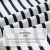 PawinPaw Girls' Striped Lapel Long Sleeve T-Shirt