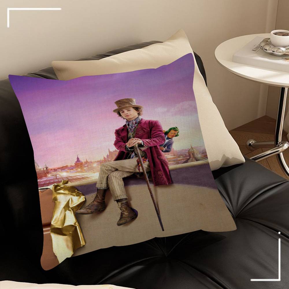 WWonkas New Moive Pillow Cushion Cover Pillowcase Living Room Sofa Home Decor Customized