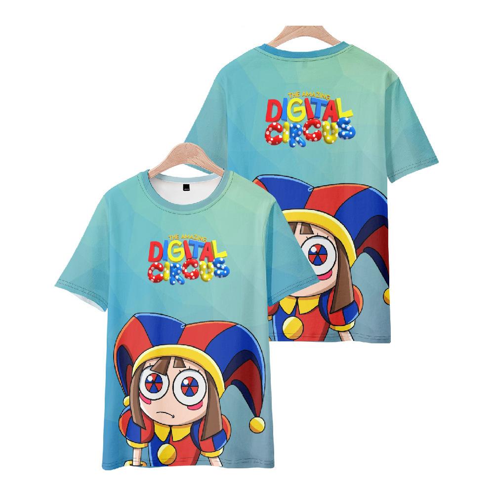 Lustiges The Amazing Digital Circus Anime T-Shirt Cooles Herren-T-Shirt O-Ausschnitt Casual Unisex Streetwear Fashion T-Shirt Camisetas Ropa Hombre