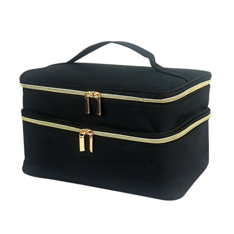 

Dustproof Sewing Tool Storage Bag Crafting Storage Solution Double Layer Sewing Bag for Hobbyists and Artists