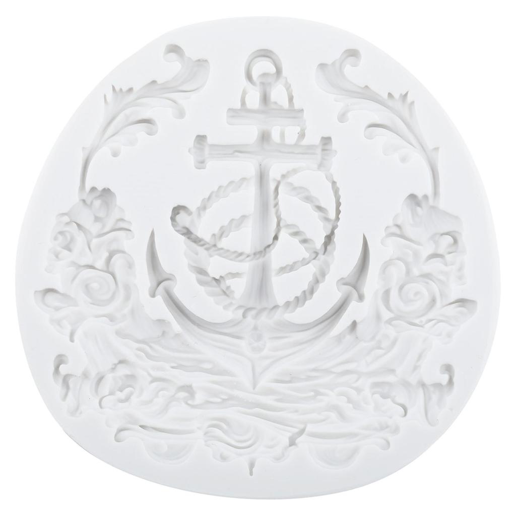 Anchor Silicone Mold Ship Anchor Fondant Molds Cake Decorating Tools Cupcake Topper Candy Resin Clay Chocolate Gumpaste Mold