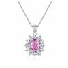 Gemstone Series High Carbon Diamond Multi-Color Necklace - Women's Fashionable Versatile Internet Celebrity Style.