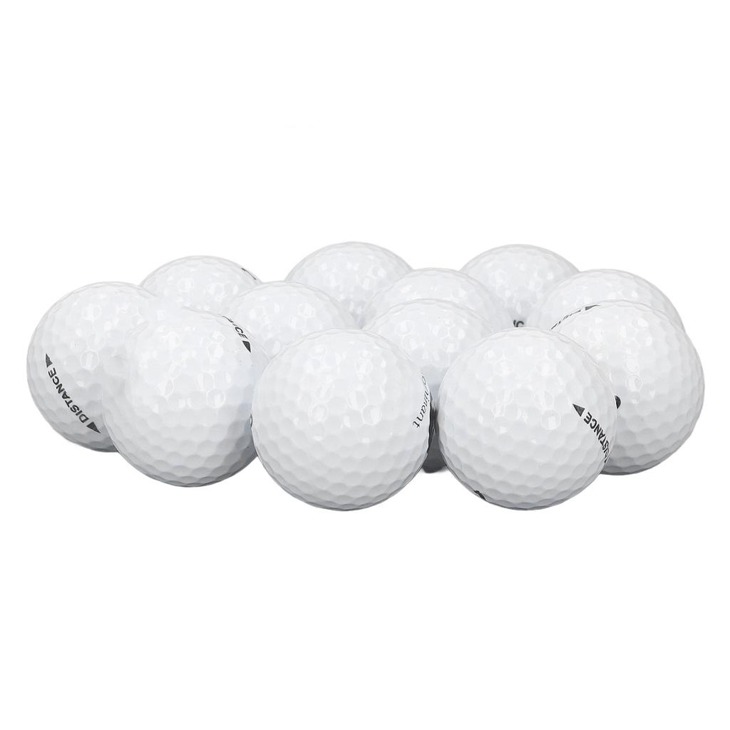 12PCS Golf Balls Lightweight Golf Practice Balls Double Layer Game Ball for Men Women Adults Birthday Present