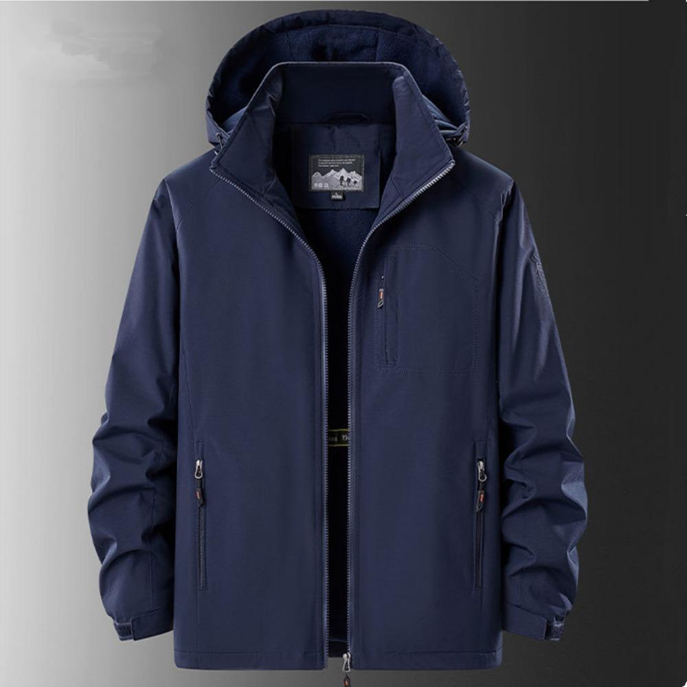 Winter Jacket Men Parkas Solid Color Thicken Warm Coat Male Fleece Jackets Solid Color Casual Parka Men Women Fashion Clothes