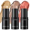 Zvýrazňovač Shimmer Stick Make-up na obličej Třpytky Konturovací bronzový pudr Krémová textura rozjasňovač tyčinky Ženy Kosmetické nástroje