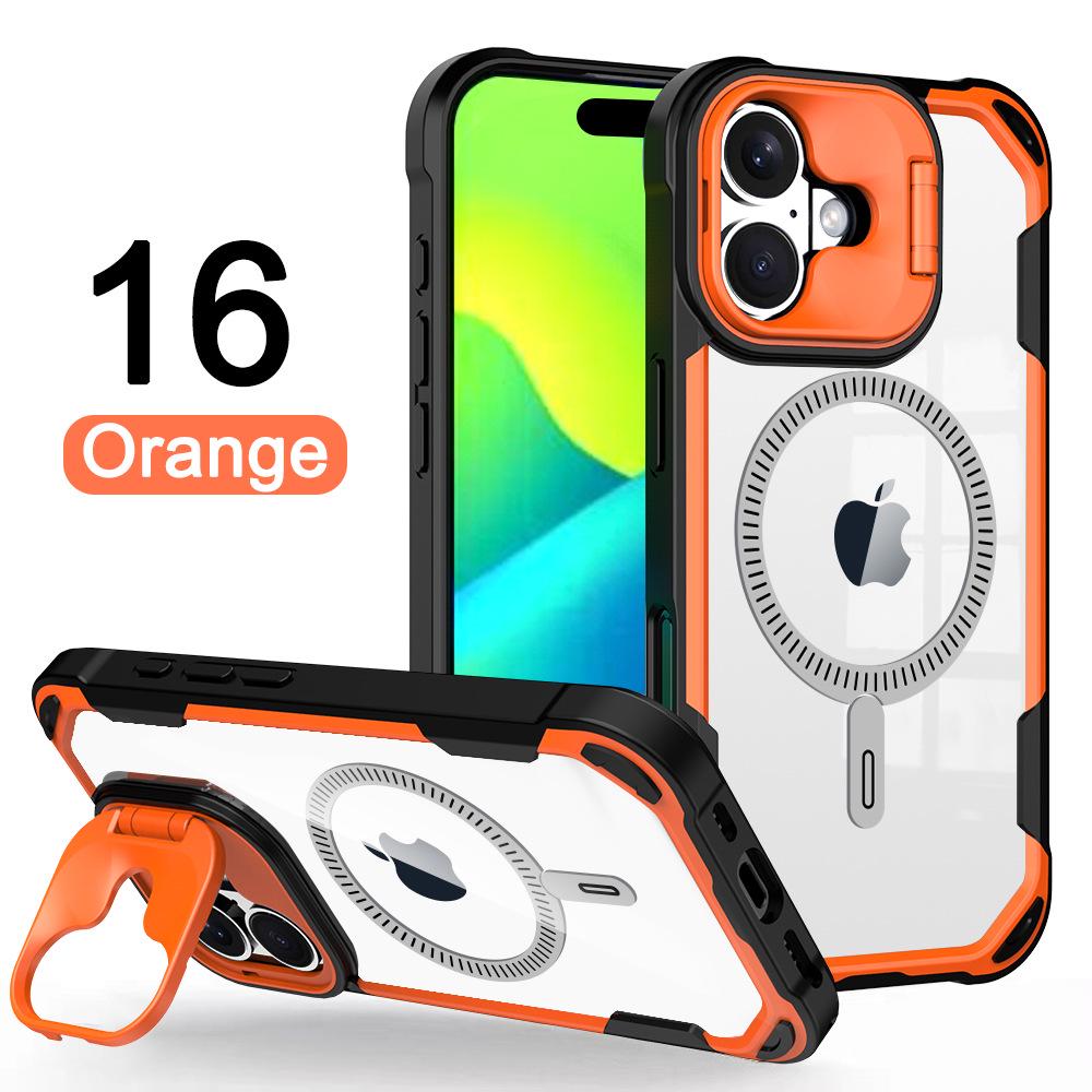 Oracle Bone Shield Magnetische Handyhülle für iPhone 17/16 Pro Max/15/14 mit Halterung