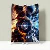 Anime J-Jujutsu Kaisen Throw Lightweight 240g Flannel Blanket Soft Skin-friendly for Summer Cooling