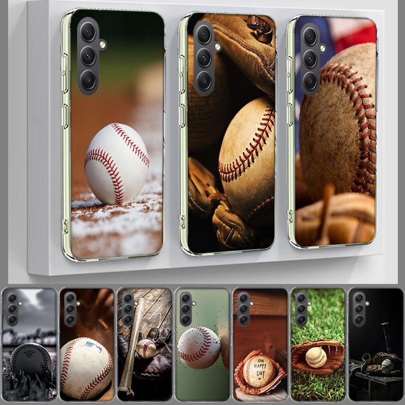 Baseball Cover For Samsung A54 A34 A24 A14 A53 A33 A23 A13 A52S A32 A22 A12 Phone Galaxy A03 A04 A02S A42 A73 TPU Case