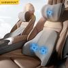 Auto Elektrische Einzel Lenden Kopfstütze Vibration Massage Lenden Unterstützung Nacken Kissen Lenden Kissen Auto Sitz Auto Innen