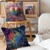 Rainbow Heart Cushion Cover Pillow Cover Decor Pillowcase Printed Cushion Case For Couch