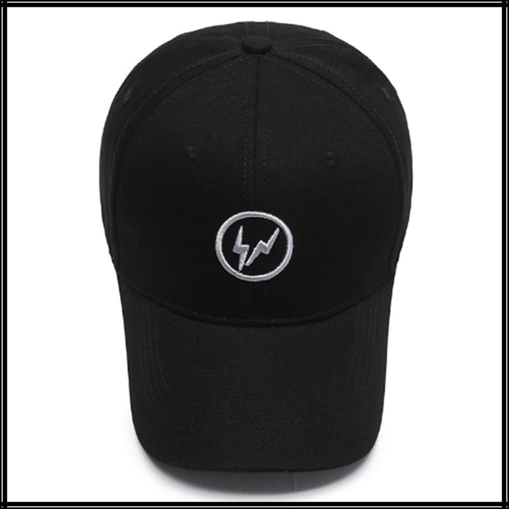 Casquette de baseball anglaise CA988 [Croc Blanc], Chapeau, Casquette, Lettres, Visière, Élégant, Tendance, Cool, Pour homme, Pour femme, (Noir)