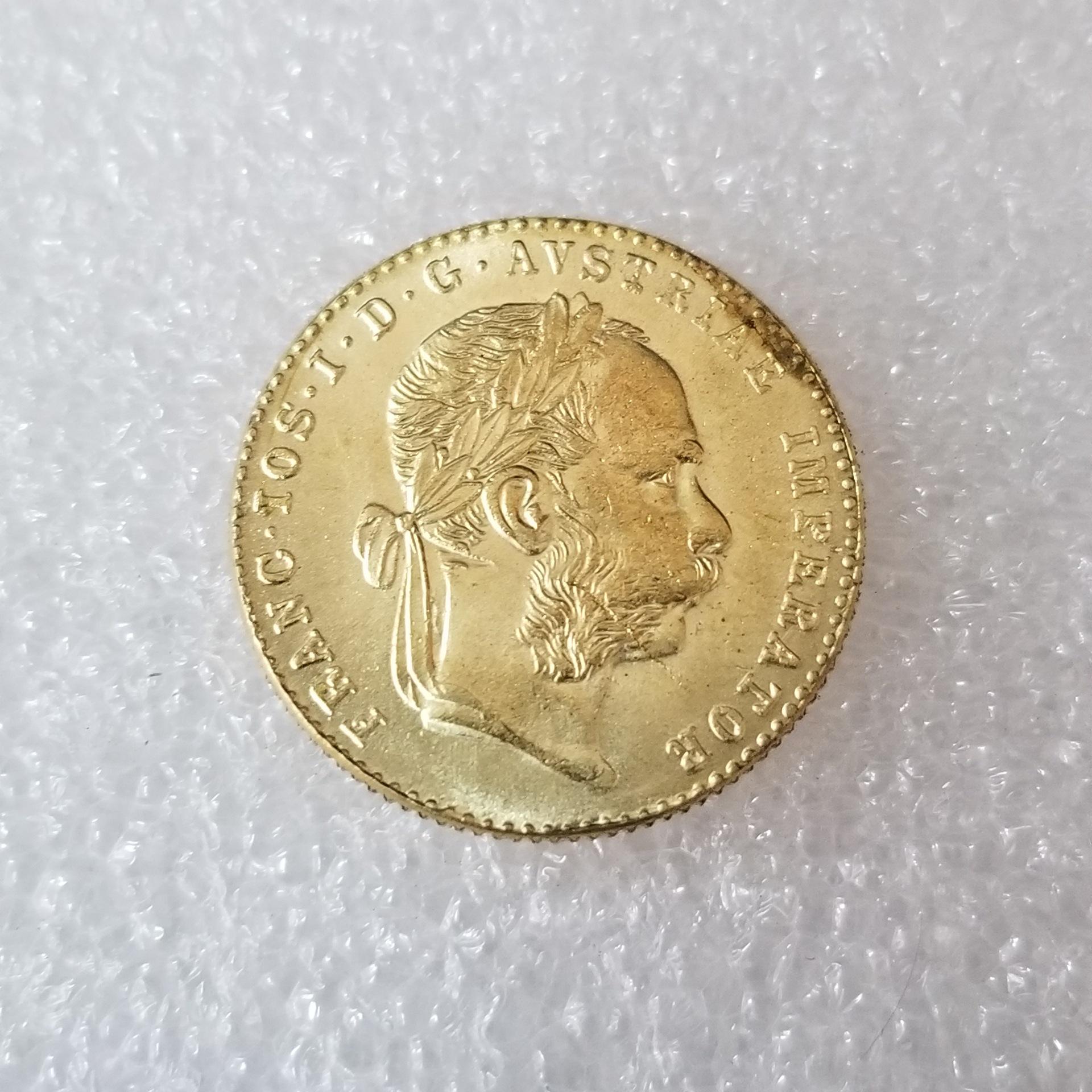 1915 Austrian Brass Antique Commemorative Coin #2185 Brass
