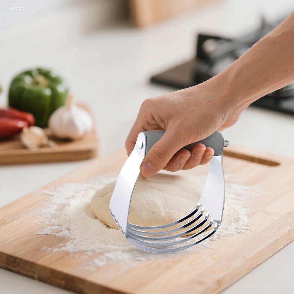 Mehrzweck Teigmischer Mixer Sahne Mehlmischer Schaber Mehlschneider Edelstahl Pulverbesen Stampfer Backwerkzeuge