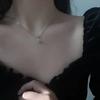 Balance Ball Pendant Necklace Simple Fashion Cold Style Accessories Summer Niche Hip Hop Personality Collarbone Chain