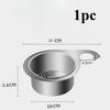 1pc Heavy-Duty Swan Drainage Basket - Undermount Kitchen Sink Organizer with, Space-Saving Countertop Drain for Kitchen