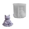 Cats Statue Silicone Candle Molds for Making Candle Soap Home Decoration Fondant Silicone Molds for Chocolate Baking