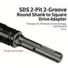 3Pcs Socket Driver Set Shank Electric Bit Adapters Impact Drill Hammer Adapters Wrenches Tool Easy To Install
