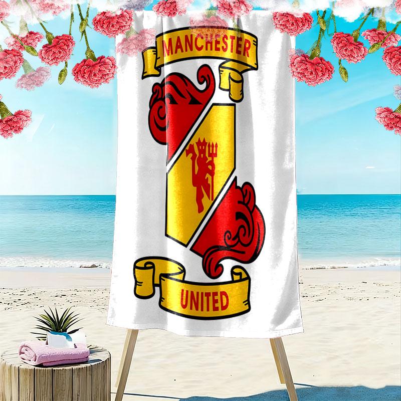 Epic MUFC Journey Print Beach Towel, Large Soft Quick Dry Towel for Beach Camping Swimming