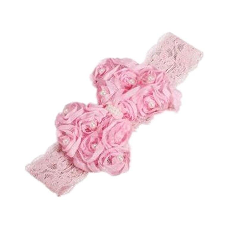 New children's hair band hair accessories newborn hair band lace flower baby headwear