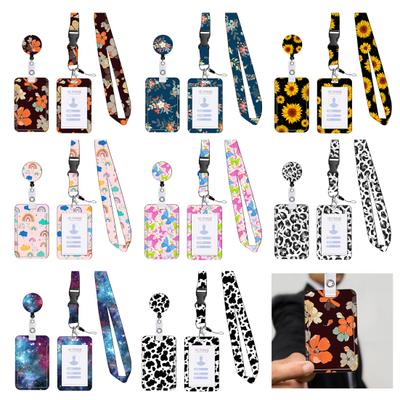 Badge Holder with Retractable Badge Reel Clip Versatile Lightweight ID Card Holder for Nurses Teachers Office Workers