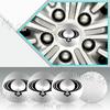 4Pcs 56mm Aluminum Car Styling Wheel Center Hub Caps Sticker For Ssangyong Korando Rexton 2 Tivolan Kyron Actyon Accessories