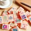 160Pcs American Mahjong Tiles Set 4 Layer Engraved Acrylic Mahjong Tiles Kit Mah Jongg
