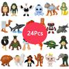 8/24 Stück Lustiges Italienisches Brainrot Actionfiguren Set Tung Tung Sahur Tralalero Tralala Bombardino Crocodilo Figuren Modell Spielzeug Geschenke