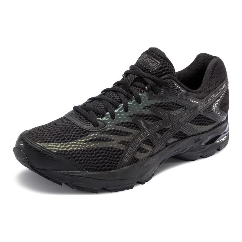 Asics Gel-Flux 4 Comfortable Durable Low-Top Casual Training Long Distance Short Distance Urban Commuting Running Shoes Men Sneaker Black 1011A614-006