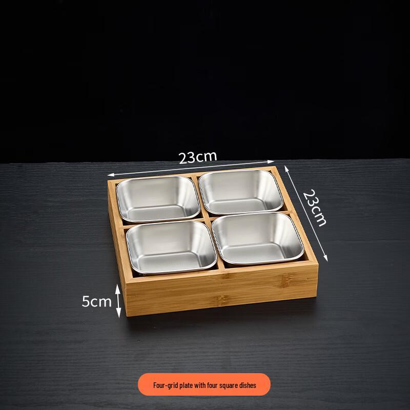 

Divided Bamboo Wood Serving Platter