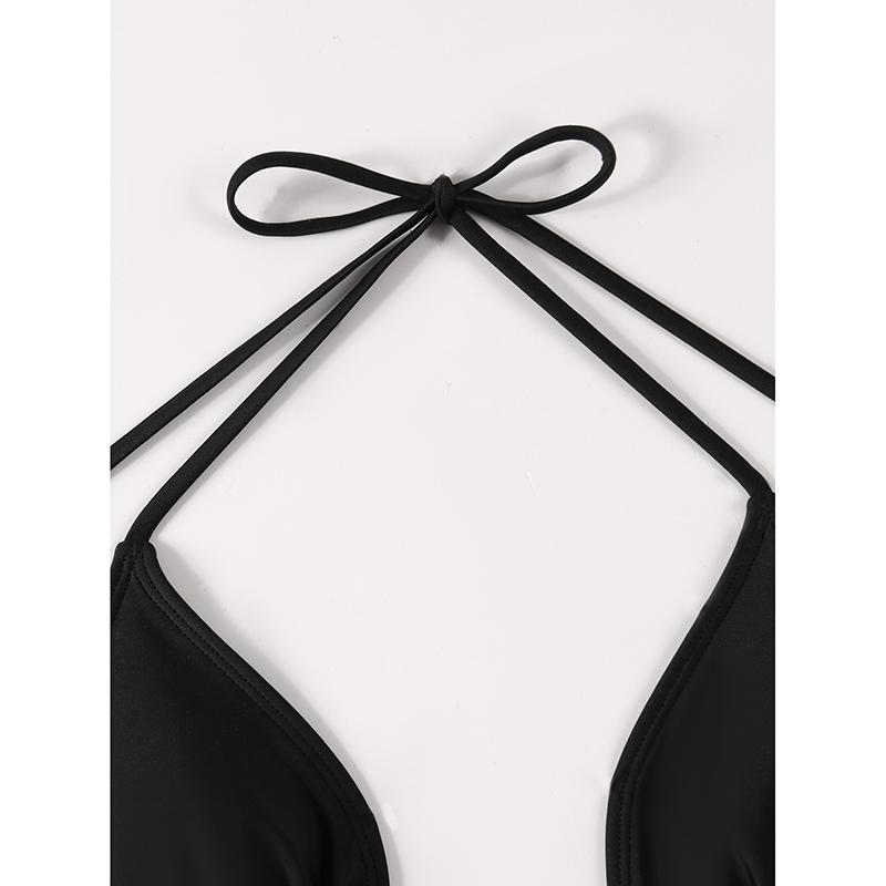 Sexy Micro Bikini Black Swimwear Bandage Woman Swimsuit Female Thong Bikinis Set 2 Piece Women Bathing Suit Beachwear