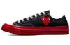 Chuck 70 Comme Des Garçons Play X Chuck 70 Low 'Black Red' A01795C